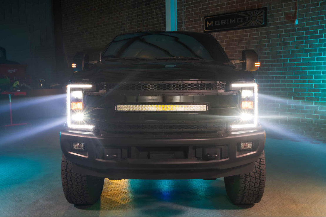 Morimoto 2017-2019 F-250 F-350 Super Duty XB Hybrid LED Headlights