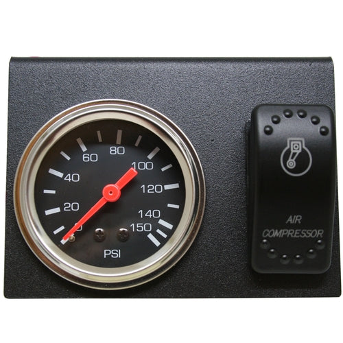 Bulldog Winch 200psi Air Pressure Gauge Switch and Bracket Set