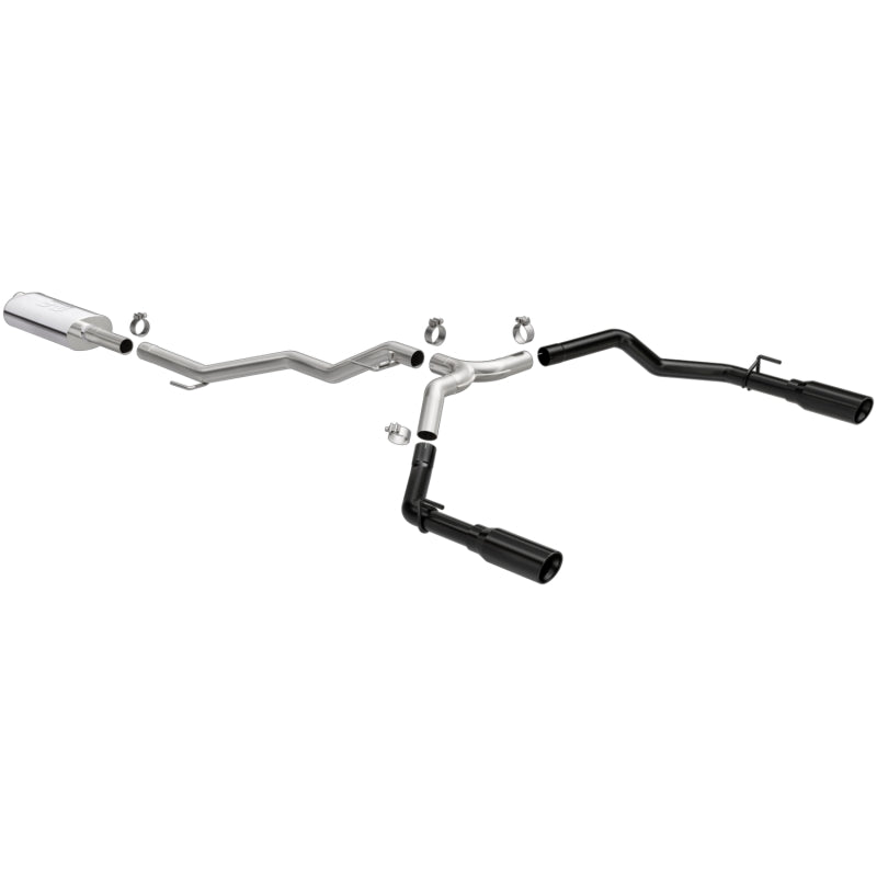 MagnaFlow 2020 Jeep Gladiator 3in Street Series Dual Split Exit SS Cat-Back Exhaust w/Black Tips