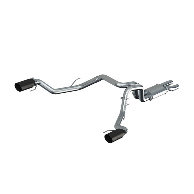 MBRP 17-20 Ford F-150 Raptor 3.5L Ecoboost Dual Rear Exit T409 Stainless 3" Resonater Back Exhaust System
