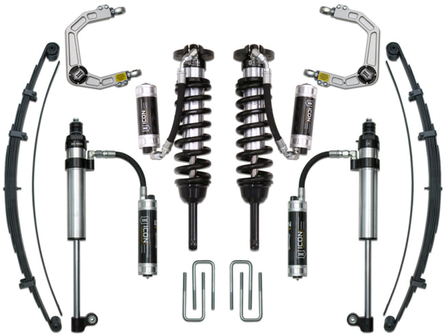ICON 05-15 Toyota Tacoma 0-3.5in/16-17 Toyota Tacoma 0-2.75in Stage 9 Suspension System w/Billet Uca