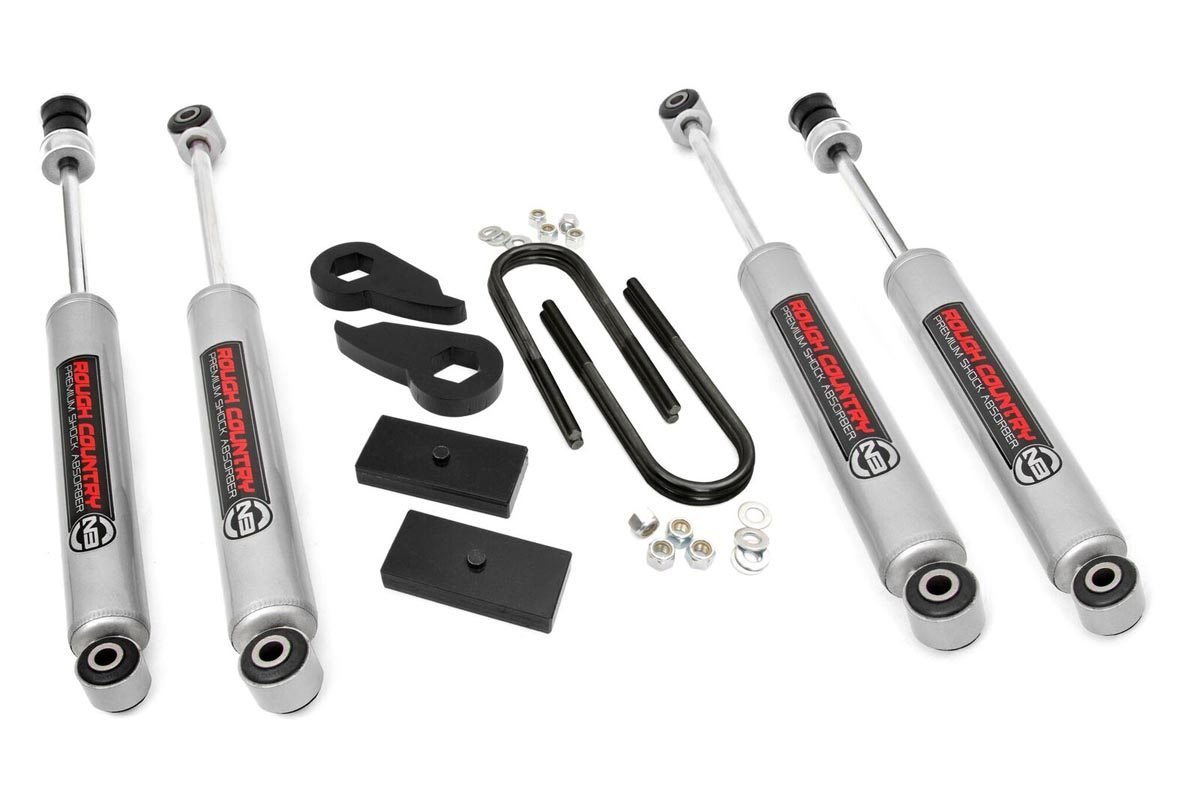 Rough Country 2.5 Inch Leveling Lift Kit With Shocks 97-03 4WD Ford F-150