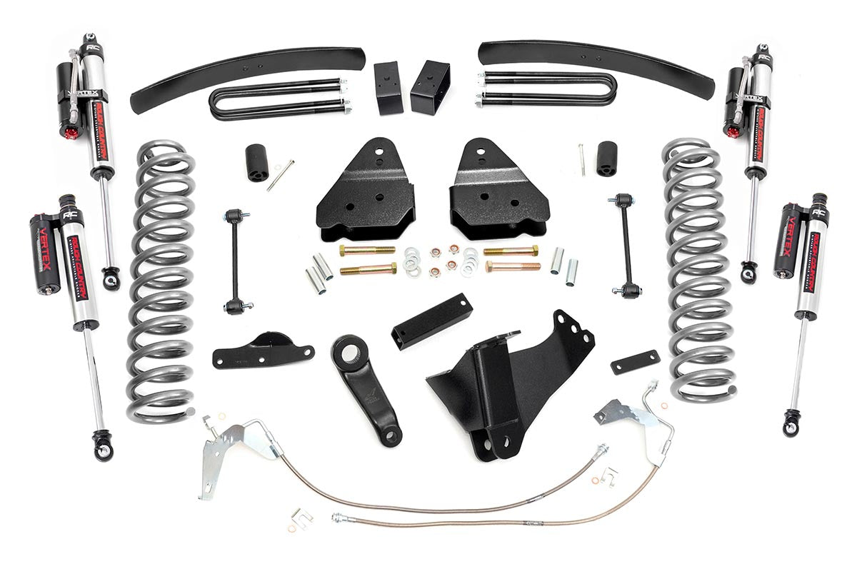 Rough Country 4.5 Inch Suspension Lift Kit w/Vertex Shocks 08-10 F-250/350 4WD