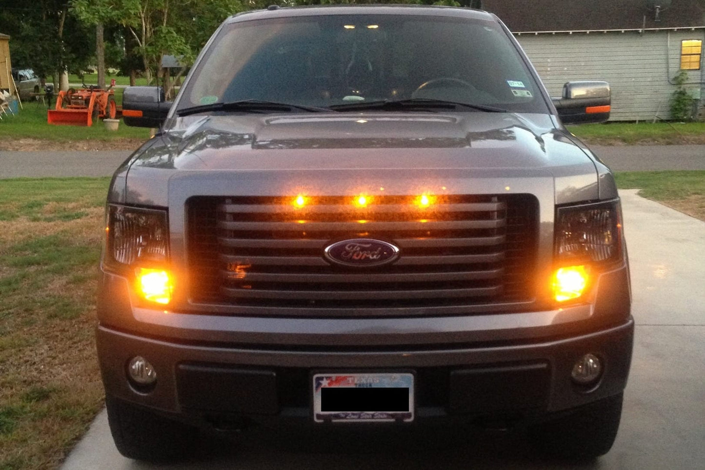 Custom Auto Works 2013-2014 F-150 Raptor Style Grill Light