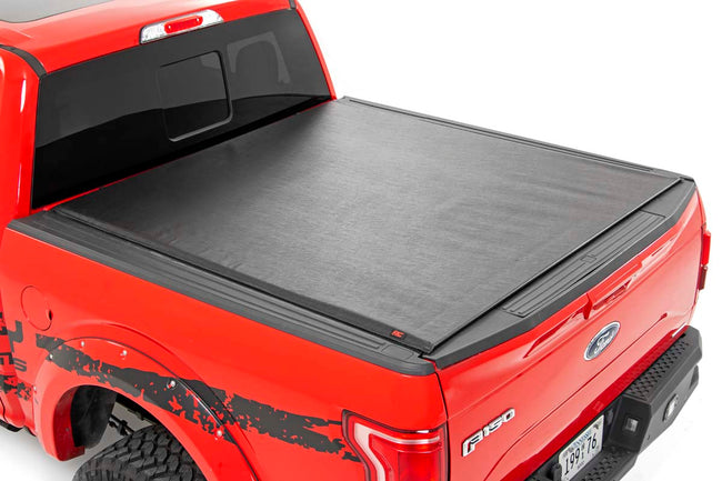 Rough Country Soft Roll Up Bed Cover 5.7 Foot Bed 07-21 Toyota Tundra 2WD/4WD