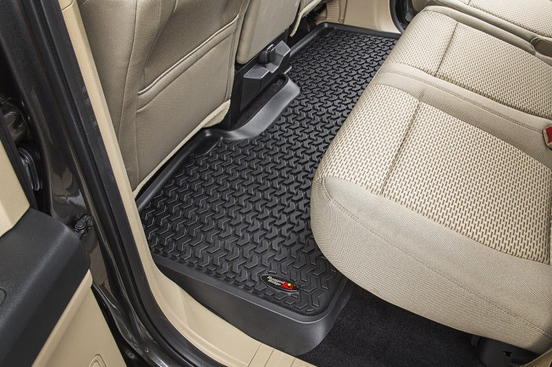 Rugged Ridge Floor Liner Front/Rear Black 2015-2017 Ford F-150 / Raptor