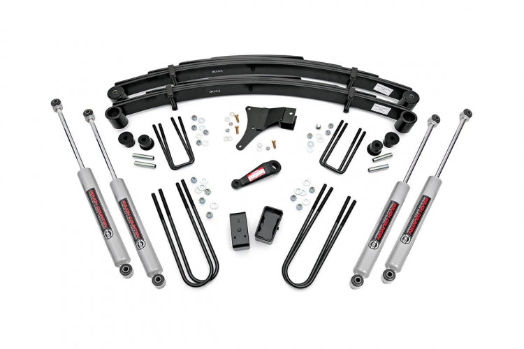 Rough Country 4 Inch Suspension Lift Kit 82-85 4WD Ford F-350
