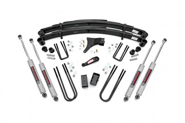 Rough Country 4 Inch Suspension Lift Kit 82-85 4WD Ford F-350