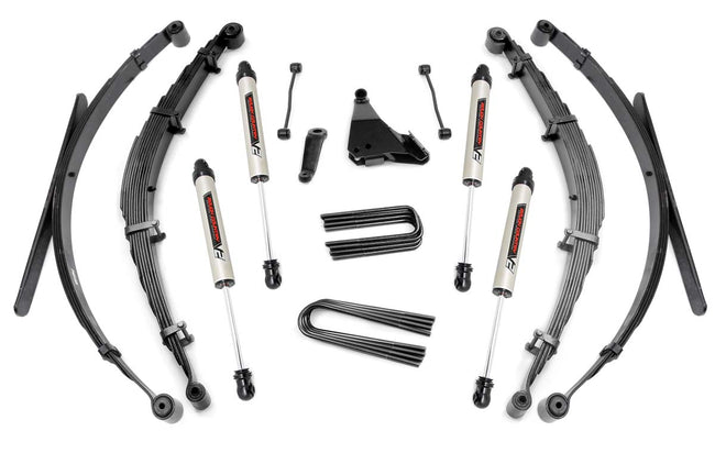 Rough Country 6 Inch Suspension Lift System w/V2 Shocks 99 F-250/F-350 Super Duty