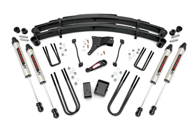 Rough Country 6 Inch Suspension Lift Kit V2 Monotube Shocks 99 Ford F-250 /F-350 Super Duty