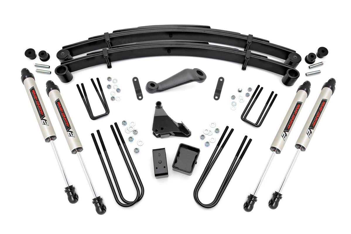 Rough Country 6 Inch Suspension Lift Kit w/V2 Shocks 99-04 F-250/F-350 Super Duty