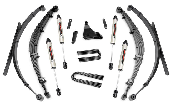 Rough Country 6 Inch Suspension Lift System w/V2 Shocks 99-04 F-250/F-350 Super Duty