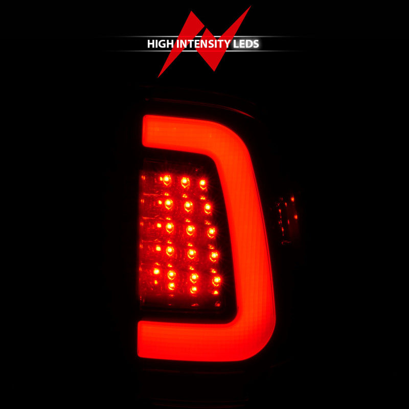 ANZO 2008-2016 Ford Super Duty LED Taillights Chrome Housing Red/Clear Lens