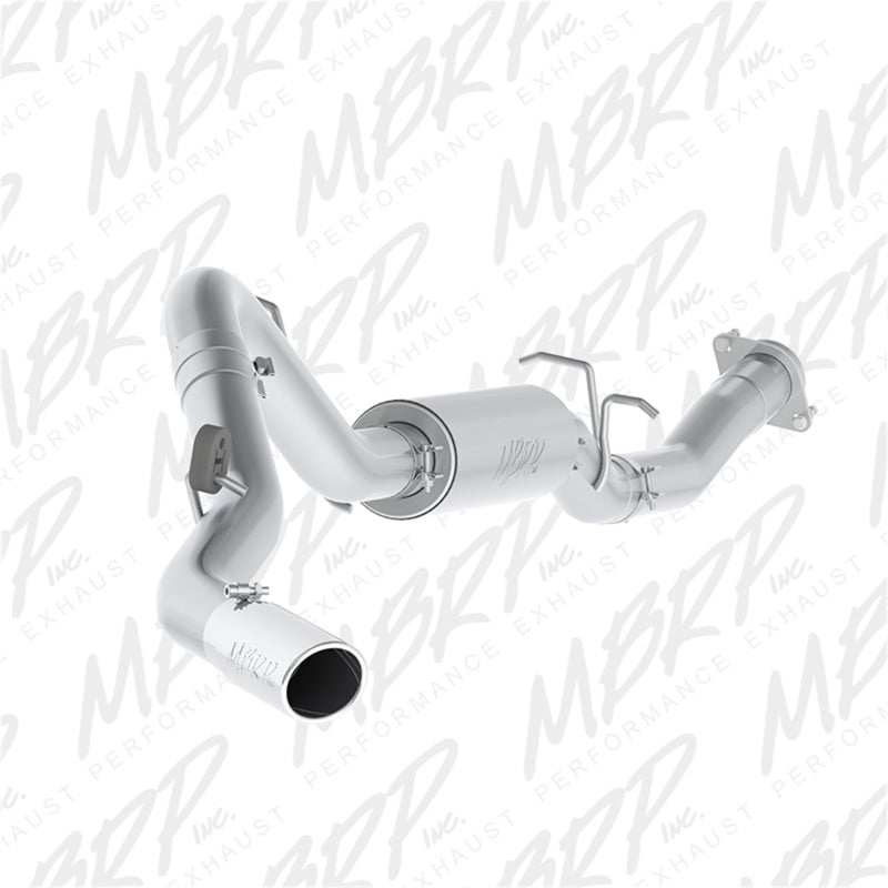 MBRP 07-10 Chevy/GMC 2500HD PU 6.0L V8 3.5" Single Side Exit Aluminized Cat Back Perf Exhaust