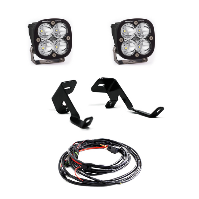 Baja Designs Ford 2015-2020 F-150; 2017-2020 F-150 Raptor Squadron Pro A-Pillar Kit with Toggle Switch