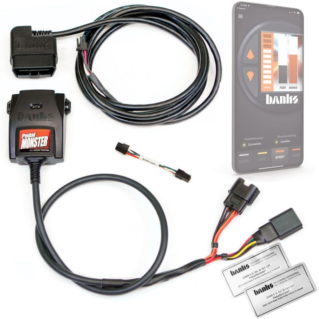Banks Power Pedal Monster Kit (Stand-Alone) 07-23 RAM 2500/3500/11-23 Ford F-Series Use w/Phone California Legal