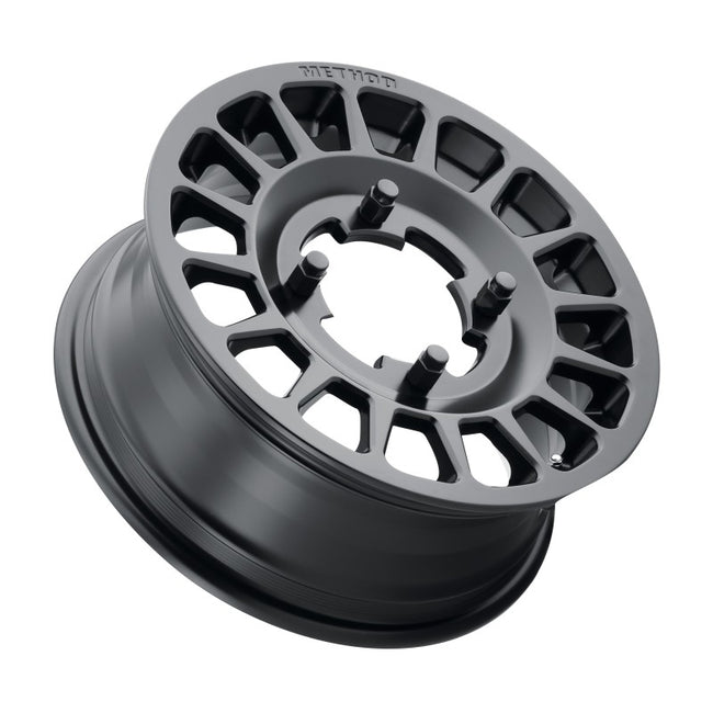Method MR407 Bead Grip 15x6 5+1 51mm Offset 4x136 100mm CB Matte Black Wheel