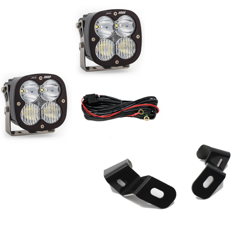 Baja Designs 2019-2022 Ram 2500/3500 XL 80 Driving Combo A-Pillar Kit - Clear
