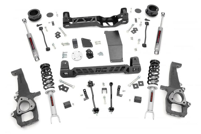 Rough Country 4 Inch Suspension Lift Kit N3 Struts & N3 Shocks 12-18 RAM 1500 4WD
