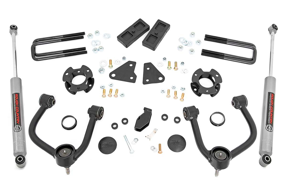 Rough Country 3.5 Inch Leveling Kit w/N3 Shocks 19-23 Ranger 4WD