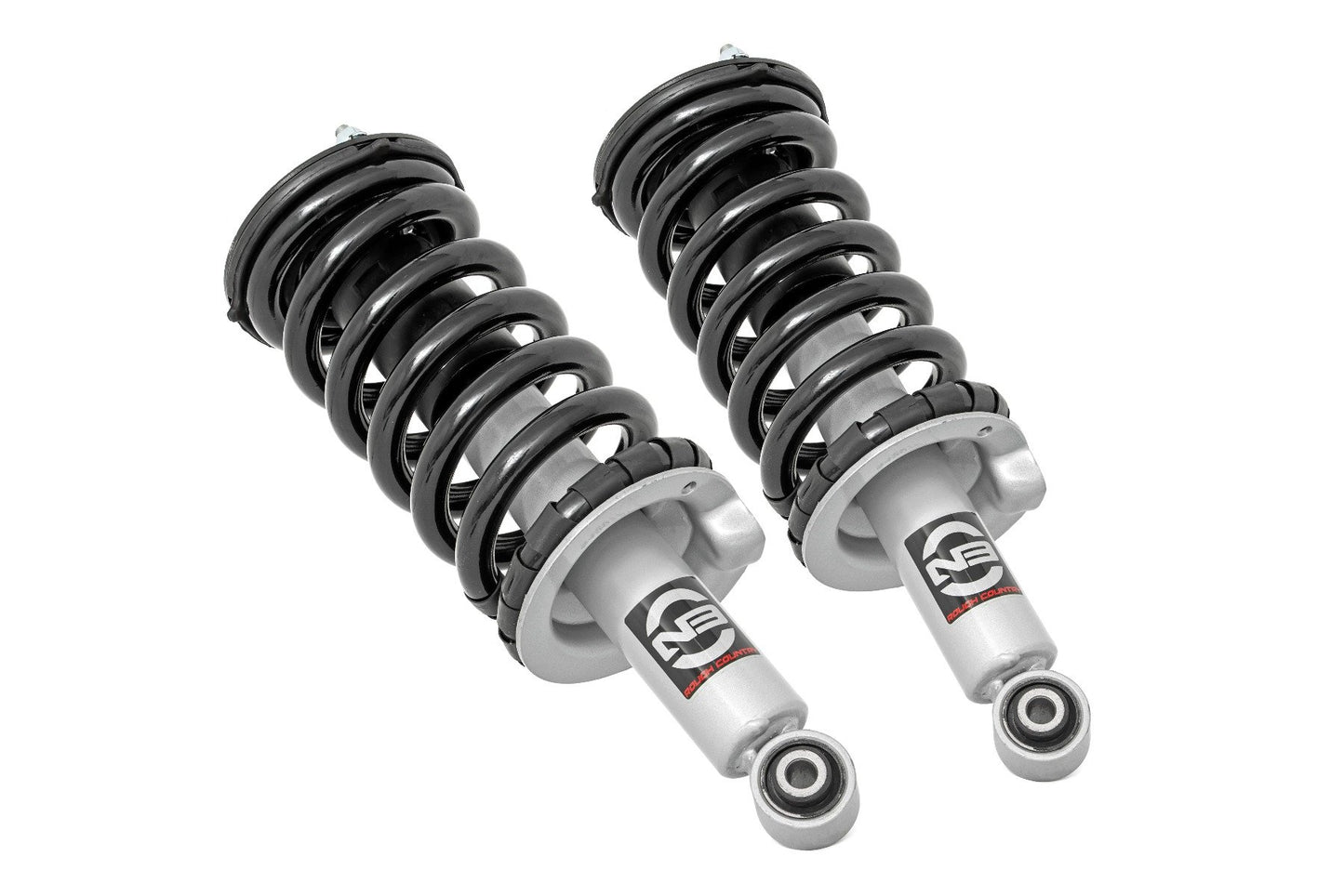 Rough Country Loaded Strut Pair 2 Inch Level 04-15 Nissan Titan 4WD