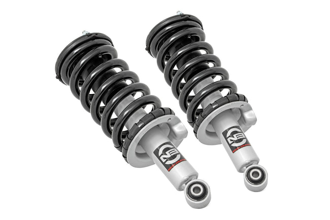 Rough Country Loaded Strut Pair 2 Inch Level 04-15 Nissan Titan 4WD