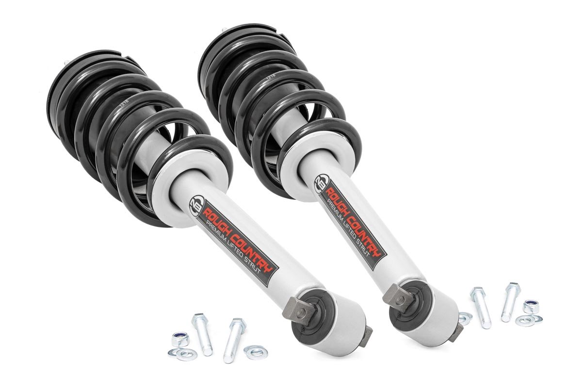 Rough Country GM 7.5 Inch Inch Lifted N3 Struts Loaded 07-13 1500 PU