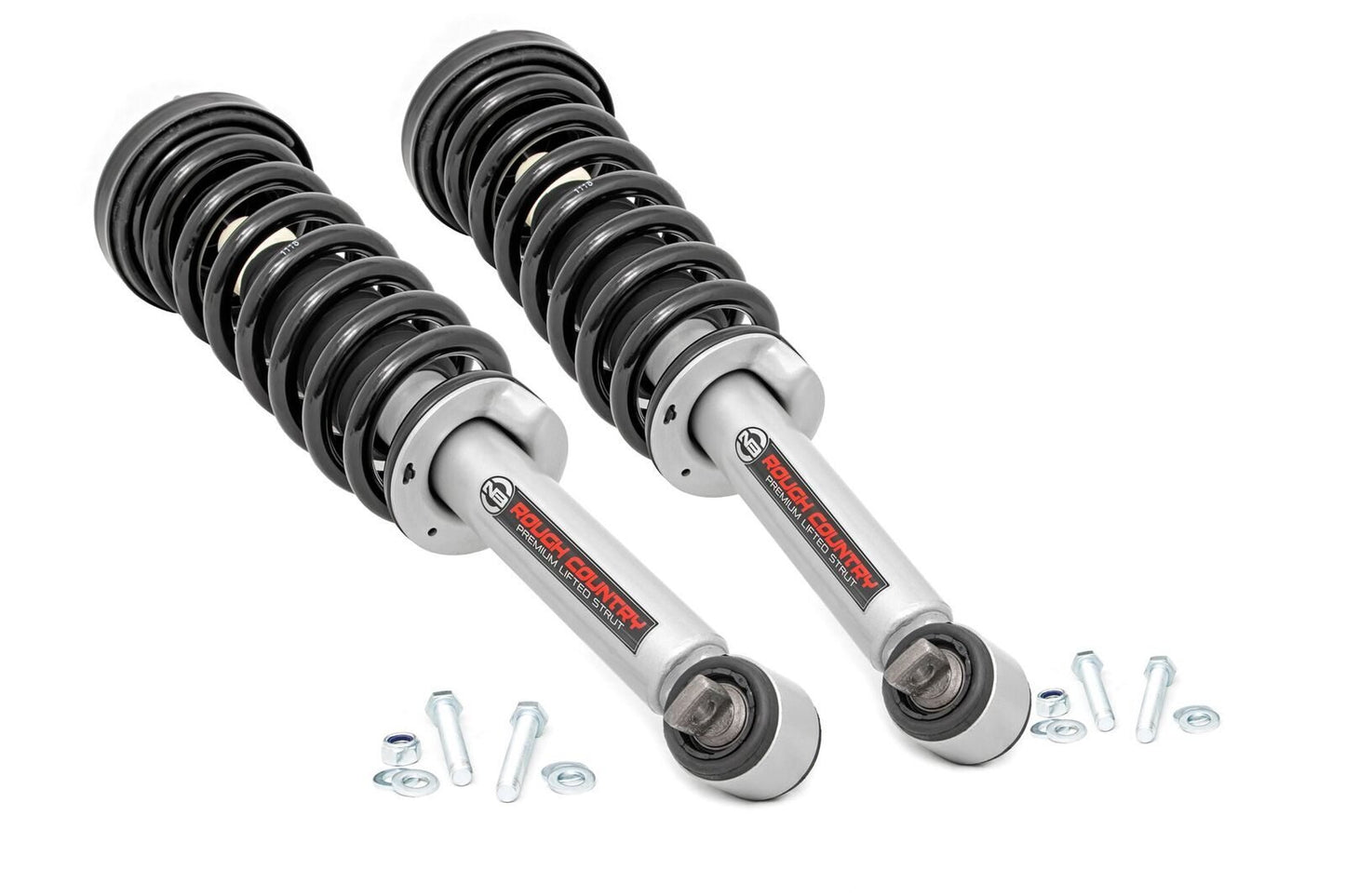 Rough Country Ford 3.0 Inch Lifted N3 Struts Loaded 14-20 F-150 4WD