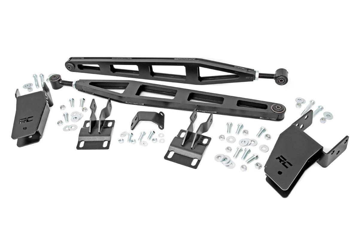 Rough Country Ford Traction Bar Kit 4.5-6 Inch Lift 05-16 F-250 4WD