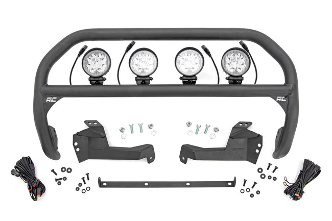 Rough Country Nudge Bar 4 Inch Round Led (x4) 2021 Ford Bronco Sport 4WD