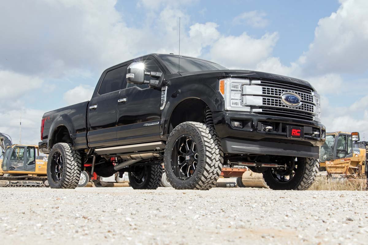 Rough Country 6 Inch Suspension Lift Kit w/Radius Arms Vertex 17-19 F-250 4WD w/Overloads Diesel