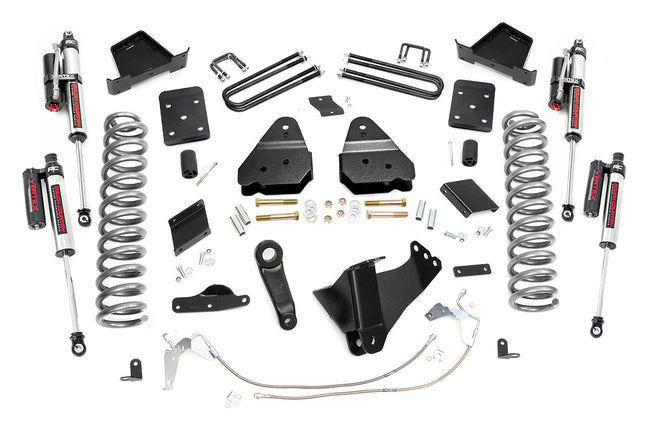 Rough Country 6 Inch Suspension Lift Kit Vertex 15-16 F-250 Gas No Overloads
