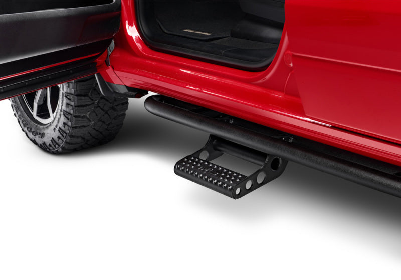 N-Fab RKR Step System 2019 Dodge Ram 1500 Crew Cab All Beds - Tex. Black - Cab Length - 1.75in