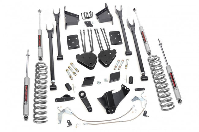 Rough Country 6 Inch Ford 4-Link Suspension Lift Kit 11-14 F-250 4WD Diesel