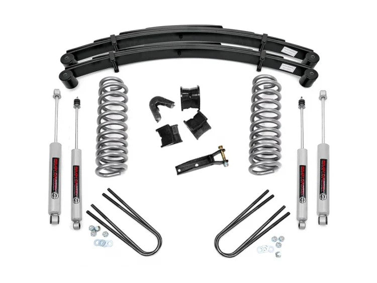 Rough Country 4 Inch Suspension Lift System 78-79 Bronco 4WD