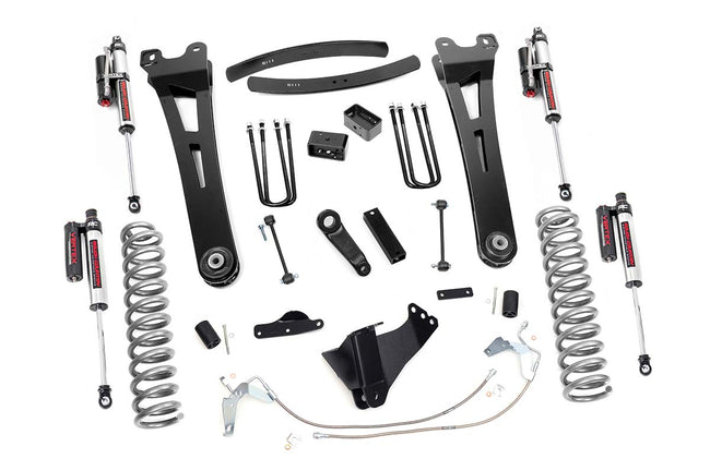 Rough Country 6 Inch Suspension Lift Kit Radius Arms w/Vertex Shocks 08-10 F-250/350 4WD Gas