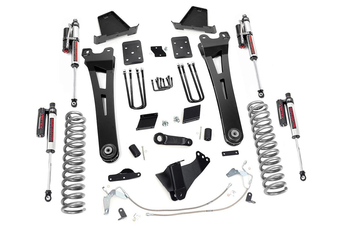 Rough Country 6 Inch Ford Radius Arm Suspension Lift Kit Vertex 11-14 F-250 With Factory Overloads