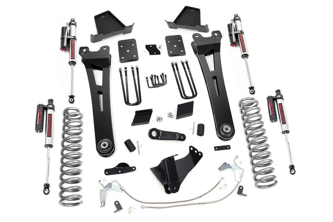 Rough Country 6 Inch Ford Radius Arm Suspension Lift Kit Vertex 11-14 F-250 With Factory Overloads