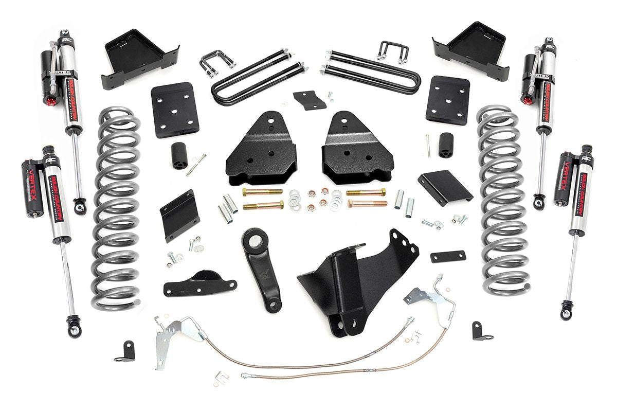 Rough Country 6 Inch Suspension Lift Kit Vertex 15-16 F-250 Diesel Overloads