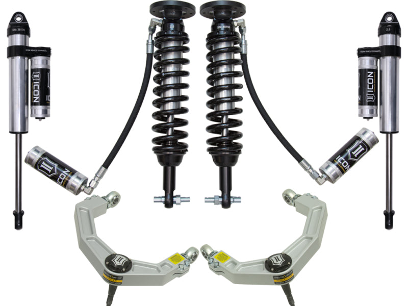 ICON 2015+ Ford F-150 2WD 1.75-3in Stage 4 Suspension System w/Billet Uca