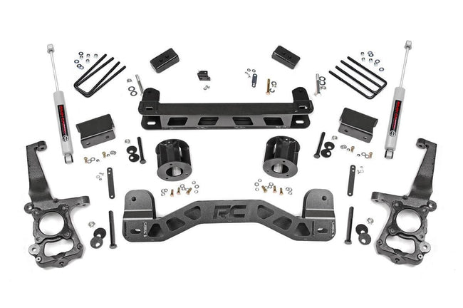 Rough Country 4 Inch Suspension Lift Kit 15-20 F-150 2WD