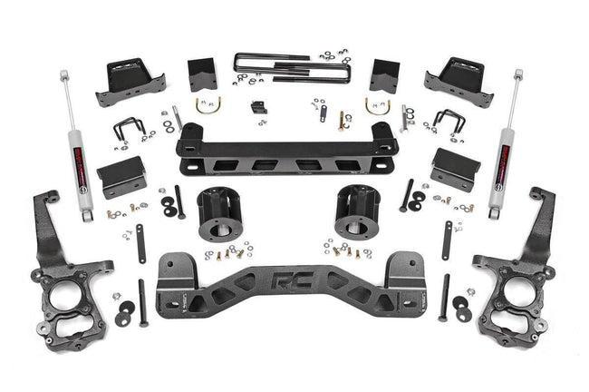 Rough Country 6 Inch Suspension Lift Kit w/N3 Shocks 15-20 F-150 2WD