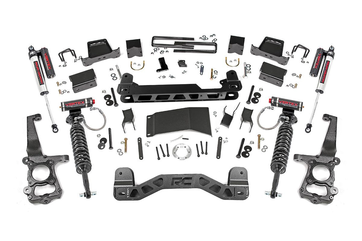 Rough Country 6 Inch Suspension Lift Kit Vertex 15-20 F-150 4WD