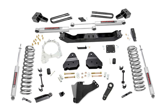 Rough Country 4.5 Inch Inch Ford Suspension Lift Kit w/ N3 Shocks 17-20 F-350 4WD Diesel Dually