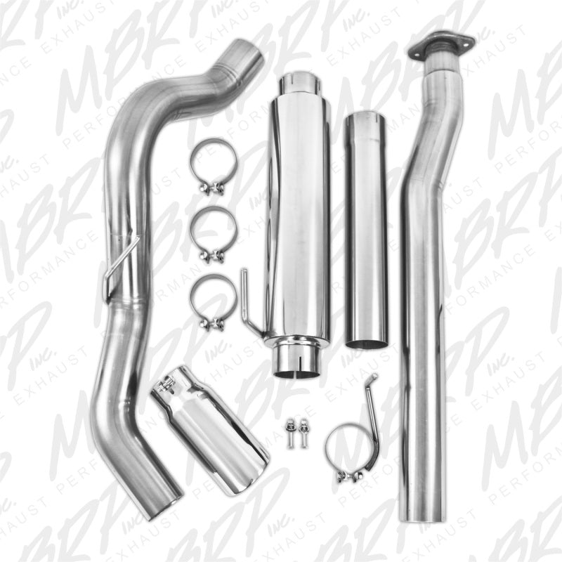 MBRP 11-14 Ford F-150 3.5L V6 EcoBoost 4" Cat Back Single Side T409 Stainless Exhaust System