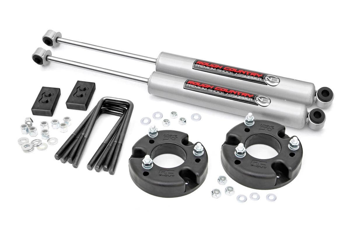 Rough Country 2.0 Inch Ford Leveling Kit w/N3 Shocks For 2021 F-150