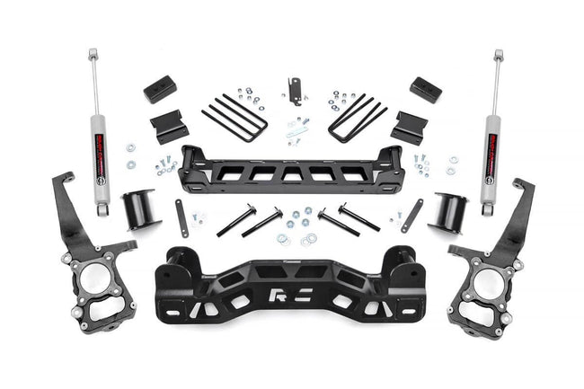 Rough Country 4 Inch Suspension Lift Kit w/N3 Shocks 11-14 F-150