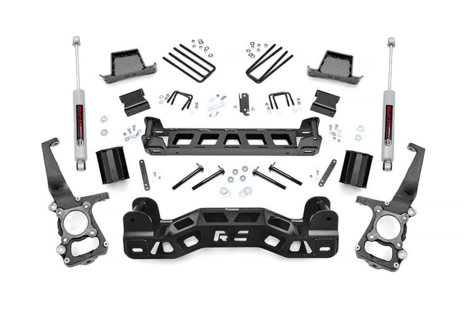 Rough Country 6 Inch Suspension Lift Kit w/N3 Shocks 09-10 F-150