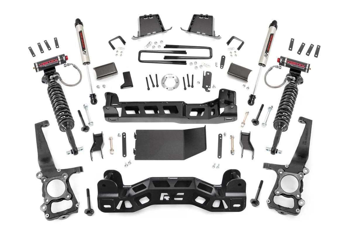 Rough Country 6 Inch Suspension Lift Kit Vertex & V2 14 F-150 4WD