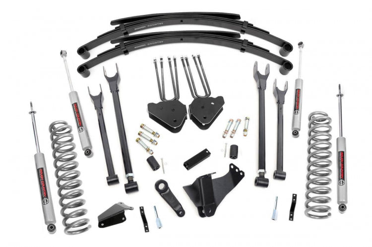 Rough Country 6 Inch Ford 4-Link Suspension Lift System Diesel 05-07 F-250/F-350 Super Duty